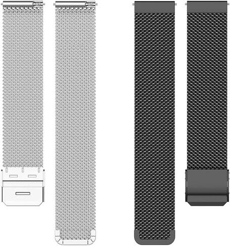 Compatible for Plaud NotePin Wristband, 2-Pack Stainless Steel Metal Mesh Bands Replacement Straps for Plaud AI Notepin Wristband in Saudi Arabia