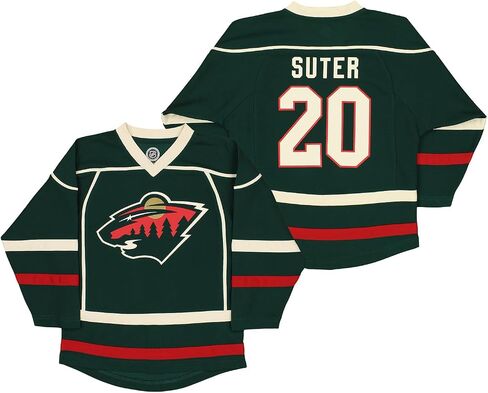 Outerstuff NHL Minnesota Wild Ryan Suter #20 Kids Youth 4-18 Player Replica Jersey in Saudi Arabia