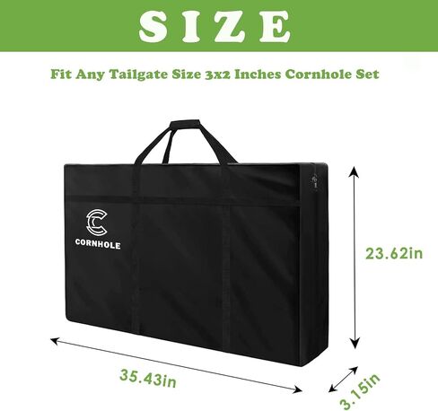 Cornhole Carrying Case, Regulation Size Cornhole Board Carrying Case for Travel, Cornhole Carrying Bag Fits 4’x2’ Board, Easy to Carry in Saudi Arabia