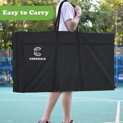 Cornhole Carrying Case, Regulation Size Cornhole Board Carrying Case for Travel, Cornhole Carrying Bag Fits 4’x2’ Board, Easy to Carry in Saudi Arabia