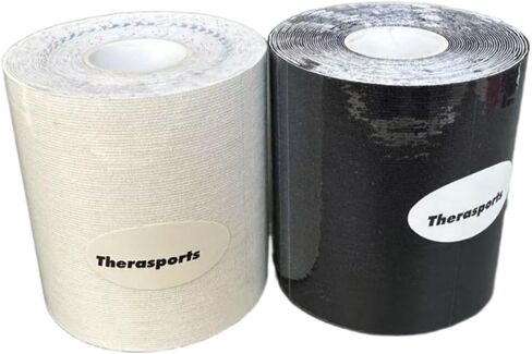 2 Rolls 32.8 Feet Turf Tape Football Black and White (4 inch) in Saudi Arabia