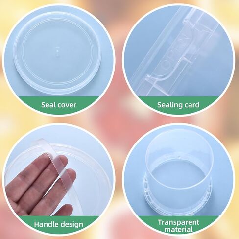SHPii 48 oz Ice Cream Tub with Lid, Tamper Proof, BPA Free, Freezer and Microwave Safe Food Storage Container, Reusable Airtight Container, Leak Proof Tub for Snacks Deli Fruits, Drinks.(10 pack) in Saudi Arabia