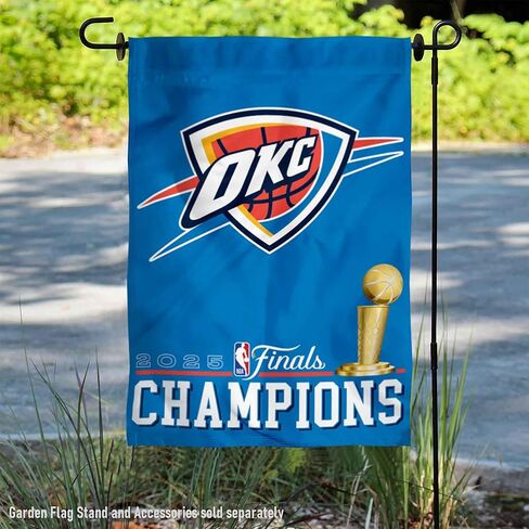 Wincraft Oklahoma City Thunder 2025 NBA Champions Garden Flag Banner in Saudi Arabia