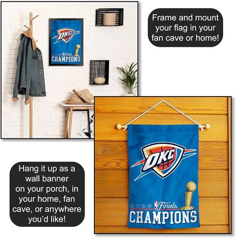 Wincraft Oklahoma City Thunder 2025 NBA Champions Garden Flag Banner in Saudi Arabia