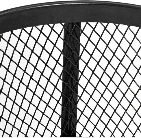 حاوية القمامة المعدنية الصناعية في الهواء الطلق الأسود ، 48 جالون in Kuwait