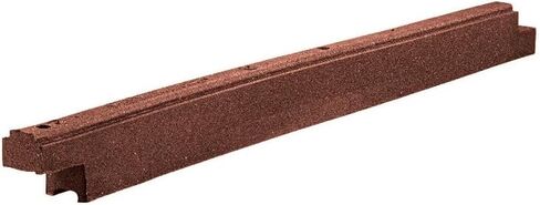 Playsafer 72" Long Commercial Flexible Heavy Duty Rubber Playground Border (Brown, 4 Inches Tall) in Kuwait