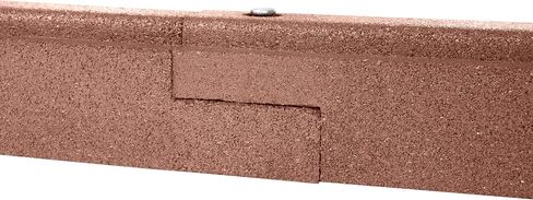 Playsafer 72" Long Commercial Flexible Heavy Duty Rubber Playground Border (Brown, 4 Inches Tall) in Kuwait