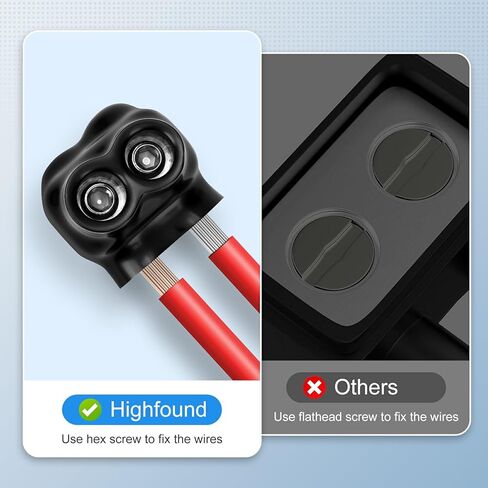 10 أجهزة كمبيوتر سلك معزول موصلات أسود متعدد الكبلات لصق المنفذ 2 منفذ إدخال الكبلات الإدخال الموصلات طرف طرفي الطاقة الكهربائية (نطاق سلك 4-14) in Kuwait