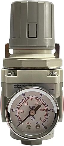 AR2000-02 AR3000-03 1/4 '' 'ضغط ضغط الهواء ضاغط ضاغط غاز تنظيم وحدات معالجة تنظيم مع مقياس قابل للتعديل (AR2000-02 PC4-02) in Kuwait