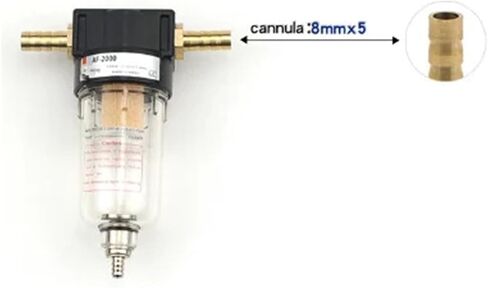 AF2000 1/4 المعالج مرشح النحاس مرشح الهواء مرشح زيت والمكونات الهوائية للمياه ضاغط الهواء (تركيبات 6 مم) in Kuwait