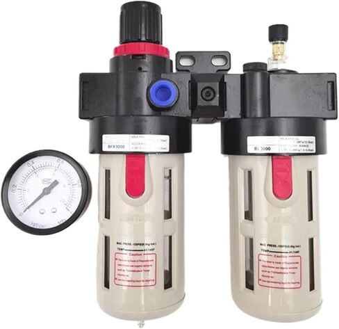 BFC4000 1/2 "تشييك منظم مرشح الهواء ، FRL Two Union Treatment ، BFR4000 + BL4000 in Kuwait