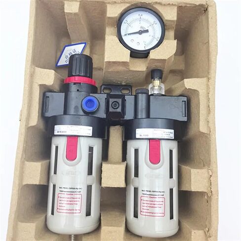 BFC4000 1/2 "تشييك منظم مرشح الهواء ، FRL Two Union Treatment ، BFR4000 + BL4000 in Kuwait