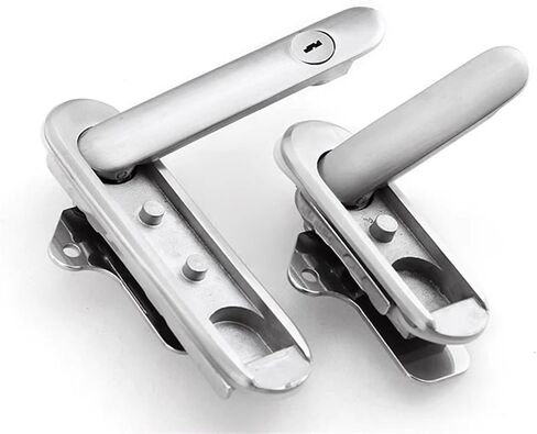 2Sets Stainless Steel Plane Lock BoxIndustrial Cabinet Handle with Lock Distribution Box Equipment Cabinet Door(2sets-402-1) in Saudi Arabia