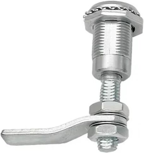 MS816 Extended Zinc Alloy Triangle Lock Telescopic Electric Cabinet Dustbin Locks Pull Tongue Metal Locker(3set-Medium Long-Key) in Saudi Arabia