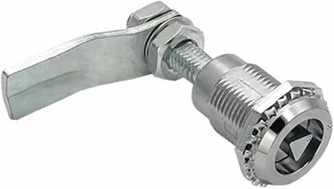 MS816 Extended Zinc Alloy Triangle Lock Telescopic Electric Cabinet Dustbin Locks Pull Tongue Metal Locker(3set-Medium Long-Key) in Saudi Arabia
