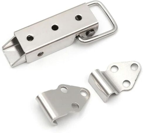 5Pcs DK506 for Military Use Hasp Latch Toggle Latch Catch Clasp Case Chest Lock Box Latchs Hook Lock(5pcs-506-304 Steel) in Saudi Arabia