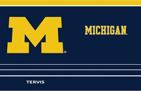 Tervis Traveler Michigan Wolverines - MVP Triple Walled Insulated Tumbler Travel Cup Keeps Drinks Cold & Hot, 30oz, Stainless Steel in Saudi Arabia