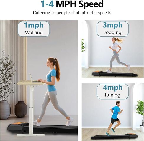 وسادة المشي مع المنحدر ، مدح حلقة مدنية للمنزل للمنزل ، 2.5 حصان بسعة أقصى قدرها 265 رطلاً من طحوط المطحنة الصغيرة للمنزل والمكاتب مع التحكم عن بعد (الصفراء) in Kuwait