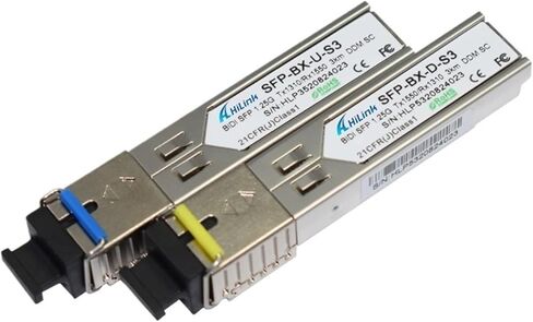1.25g الألياف المفردة LC/SC 1G 1000BASE 1310NM/1550NM 3km/20km WDM SFP (موصل LC 20 كم) in Kuwait