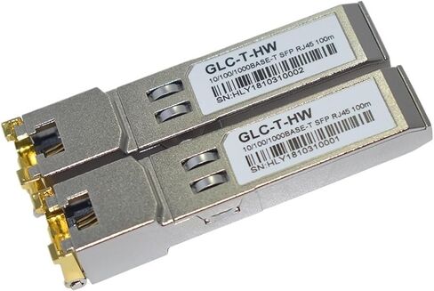 1000Base-T Gigabit RJ45 COPPER SFP GLC-T/SFP-GE-T الألياف الضواحي الألياف الضوئية مع موصل RJ45 in Saudi Arabia