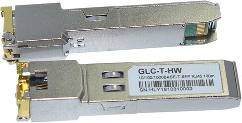 1000Base-T Gigabit RJ45 COPPER SFP GLC-T/SFP-GE-T الألياف الضواحي الألياف الضوئية مع موصل RJ45 in Saudi Arabia