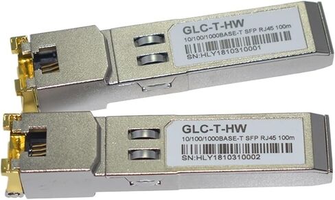 1000Base-T Gigabit RJ45 COPPER SFP GLC-T/SFP-GE-T الألياف الضواحي الألياف الضوئية مع موصل RJ45 in Saudi Arabia