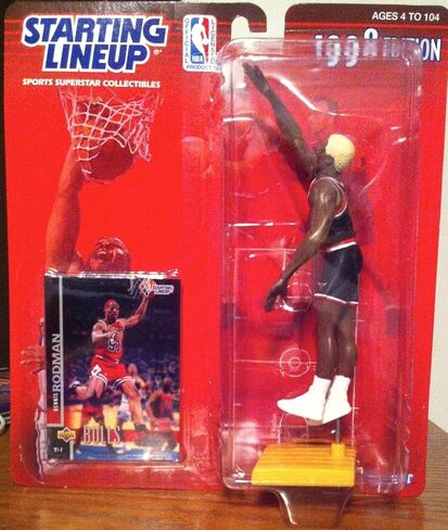 بدء تشكيلة Dennis Rodman / Chicago Bulls 1998 NBA Action Form in Saudi Arabia