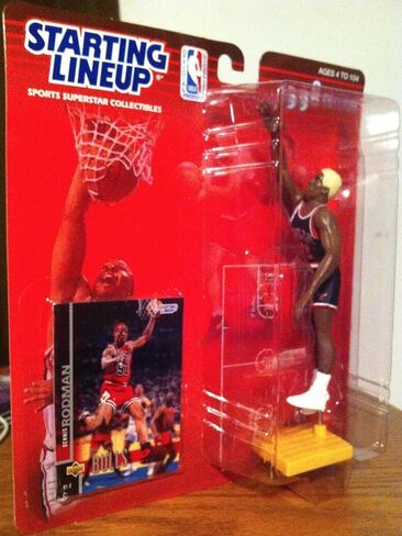 بدء تشكيلة Dennis Rodman / Chicago Bulls 1998 NBA Action Form in Saudi Arabia
