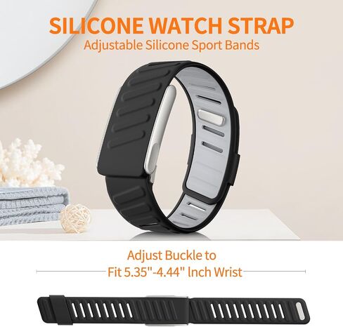 Sport Bicep Band Compatible with WHOOP 5.0 One and Peak, Soft Adjustable Silicone Waterproof Breathable Replacement Wristbands for Whoop 5.0 Accessory for Health & Fitness Wearable in Kuwait