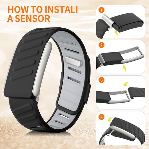 Sport Bicep Band Compatible with WHOOP 5.0 One and Peak, Soft Adjustable Silicone Waterproof Breathable Replacement Wristbands for Whoop 5.0 Accessory for Health & Fitness Wearable in Kuwait