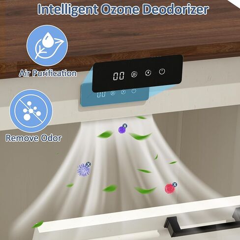 SPERGEHOM TILT OUT TRASH FACINET ، متوافق مع علب القمامة الخشبية للحيوانات الأليفة التي تبلغ 13 جالون in Kuwait