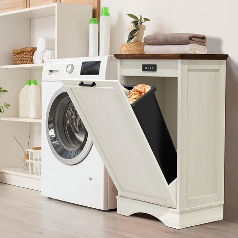 SPERGEHOM TILT OUT TRASH FACINET ، متوافق مع علب القمامة الخشبية للحيوانات الأليفة التي تبلغ 13 جالون in Kuwait