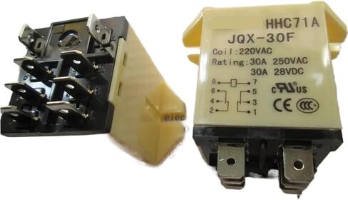 Relay HHC71A-JQX-30F-220VAC HHC71A JQX-30F 2Z 220VAC HHC71A-JQX-30F-2Z-220VAC 30A 220VAC 8pin 2/5/10Pcs(10PCS) in Saudi Arabia