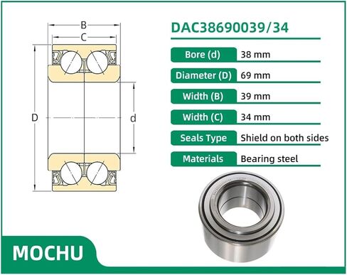 DAC38690039/34 38X69X39X34 DAC3869W-3CS84 90369-38023 90369-W0001 1610911480 31062 81931062 in Saudi Arabia