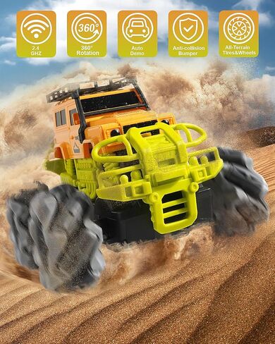 سيارة التحكم عن بُعد ، ألعاب Cars RC للأولاد والبنات البالغ من العمر 5-9 سنوات ، 4WD قابلة لإعادة الشحن جميع شاحنات التضاريس مع 360 درجة دوارة و 2.4 جيجا هرتز للأطفال الذين تتراوح أعمارهم بين 6-8 ، 5 6 7 8 8 in Saudi Arabia