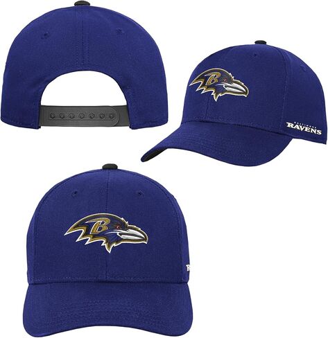 NFL Kids Youth 8-20 Official Primary Logo Wordmark Adjustable Snapback Hat Cap One Size in Saudi Arabia