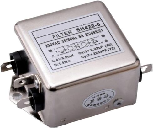 SH422-3A SH422-6A Single-Phase Dual-Section AC Power Filter SH422-10A in Saudi Arabia