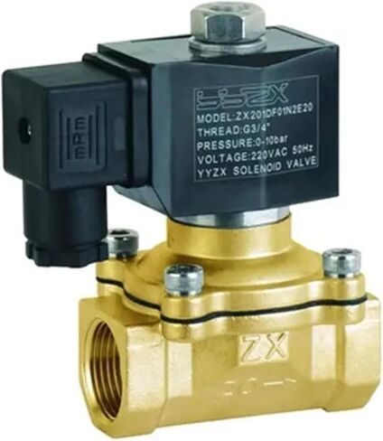 ZX-200-50 safety adjustable relie liquid gas high pressure water heater diesel fuel oil control variable brass solenoid valve in Saudi Arabia