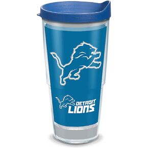 Tervis Made in USA Double Walled NFL Detroit Lions Insulated Tumbler Cup Keeps Drinks Cold & Hot, 24oz, Touchdown in Kuwait