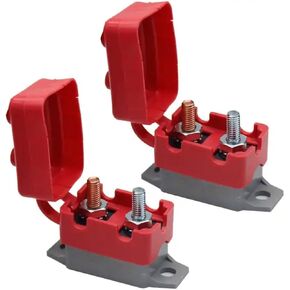 20Amp Circuit Breaker for Boat Trolling Motor Marine ATV Trailer Vehicles Stereo Audio Electronic Battery Solar System Inline Fuse with Manual Reset Switch Waterproof, 12V- 42V DC in Saudi Arabia