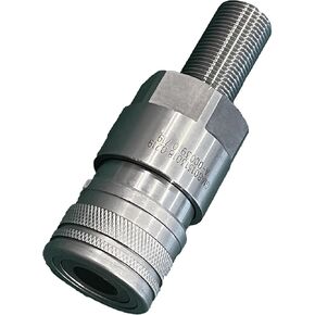 Flat face Hydraulic Coupler, Female, 1/2" Port Size, O-Ring face Seal Interface, Bulkhead mounting, F. A13 1/2 ORFS BH, ISO 16028 Interchange in Kuwait
