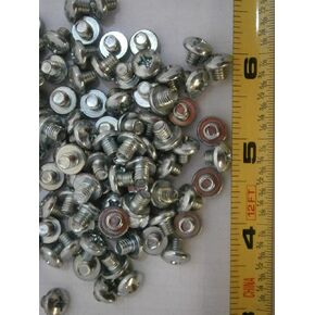 حزمة جديدة من المسمار المسمار 10-32 × 3/16 Phillips Pan Head Steel Zinc Plented الكثير من 100#2821 متعددة الأغراض مجموعة متنوعة شاملة للأجهزة Wnynenh04135 in Kuwait