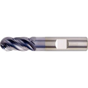 Widia Hanita TF4V0013015 Varimill I 4V00 HP Finish/Ground End Mill ، Ball Nose ، 1.25 "LOC ، 0.5" القطر ، كربيد ، Tialn ، قطع RH ، Weldon ، 4FL in Kuwait