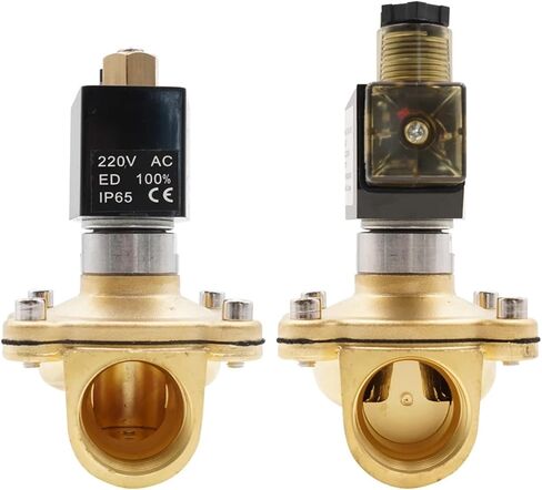 النحاس النحاس عادة ما يكون صمام الملف اللولبي G3/8 "إلى G2 NBR EPDM VITON SEAL AC220V DC12V 24V IP65 صمام ماء مقاوم للدرجات (AC 220V-EPDM) in Saudi Arabia