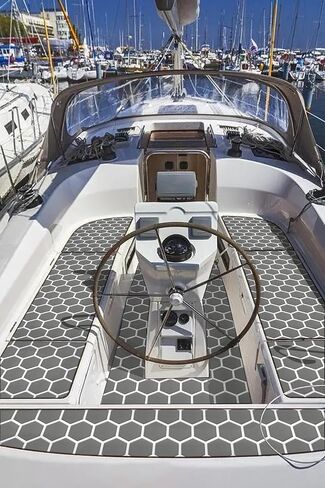 Boat Decking Boat Flooring Marine Non-Slip Self-Adhesive Flooring for MotorboatBoat RV Yacht Swimming Pool 102.3''X37.4'' in Saudi Arabia