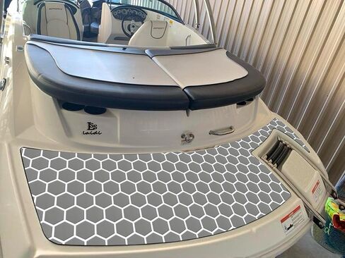 Boat Decking Boat Flooring Marine Non-Slip Self-Adhesive Flooring for MotorboatBoat RV Yacht Swimming Pool 102.3''X37.4'' in Saudi Arabia