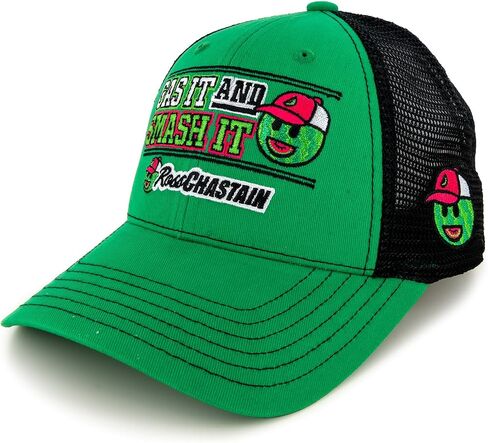 Ross Chastain 2025 Melon Man Gas It and Smash It Mesh Hat Green/Black in Saudi Arabia