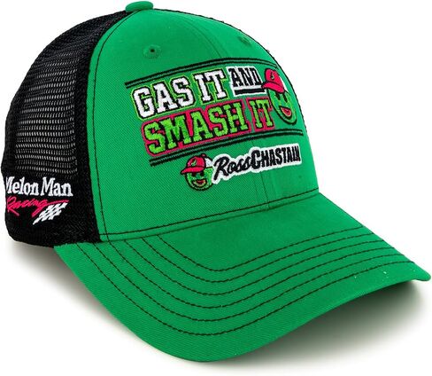 Ross Chastain 2025 Melon Man Gas It and Smash It Mesh Hat Green/Black in Saudi Arabia