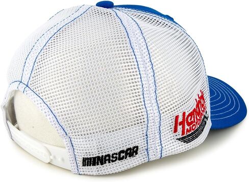 Kyle Larson 2025 Striped #5 Snapback Mesh Hat Blue/White in Saudi Arabia