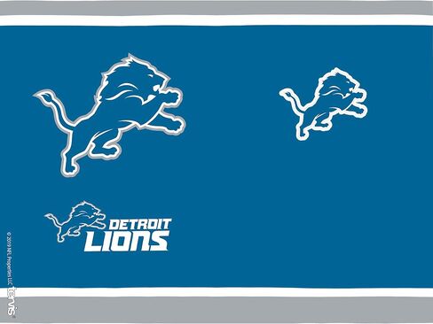 Tervis Made in USA Double Walled NFL Detroit Lions Insulated Tumbler Cup Keeps Drinks Cold & Hot, 24oz, Touchdown in Kuwait